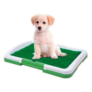 BAÑO ECOLOGICO PARA MASCOTAS CON PASTO SINTETICO 45CM