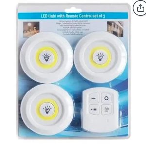 6 SET LUCES A PILAS ( TRAE CONTROL)