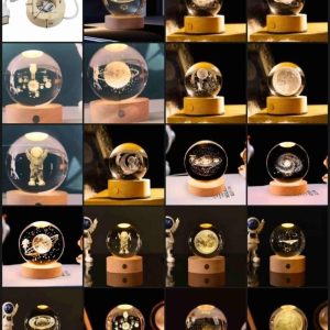 10 UNIDADES DE LAMPARA ESFERA 6CM (SURTIDO)