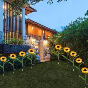 10 UNIDADES DE ESTACA SOLAR GIRASOL