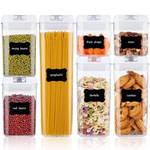 6 SET DE CONTENEDOR ACRÍLICO7 PCS