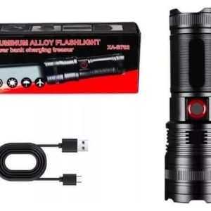 LINTERNA METALICA USB