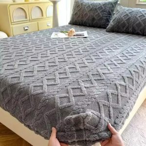 6 CUBRE COLCHON TRENZADO KING