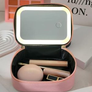 4 ORGANIZADOR DE COSMÉTICOS CON LUZ