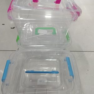 12 CAJAS PLÁSTICAS COLORES