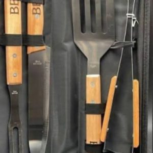 10 SET 4PCS PARRILLEROS CON BOLSO