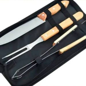10 SET 3PCS PARRILLEROS CON BOLSO