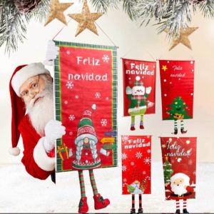 10 PENDONES NAVIDEÑOS