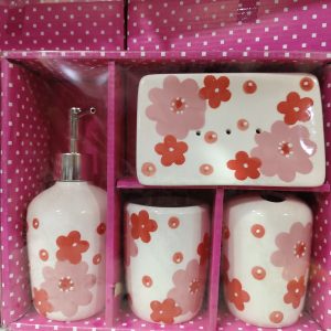 10 SET BAÑO CERÁMICA SURTIDOS