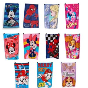 12 TOALLAS PÁRVULOS DISNEY SURTIDOS 60X40