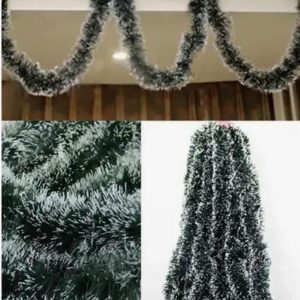 100 UNIDADES GIRNALDAS NAVIDEÑAS 2MTS NIEVE